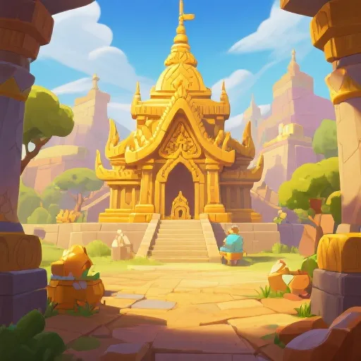 寻宝冒险主题作品视觉